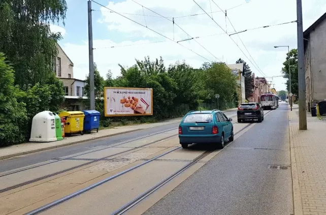 Hanychovská /Sázavská, Liberec, Liberec, billboard