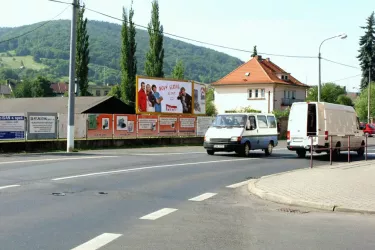 Tyršova /Nerudova, Ústí nad Labem, Ústí nad Labem, billboard