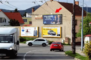 Kristenova /Absolonova, Brno, Brno, billboard