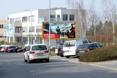 Pražská /Na Groši, Praha 10, Praha 15, billboard