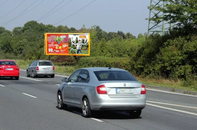 Kbelská E55, Praha 9, Praha 18, billboard