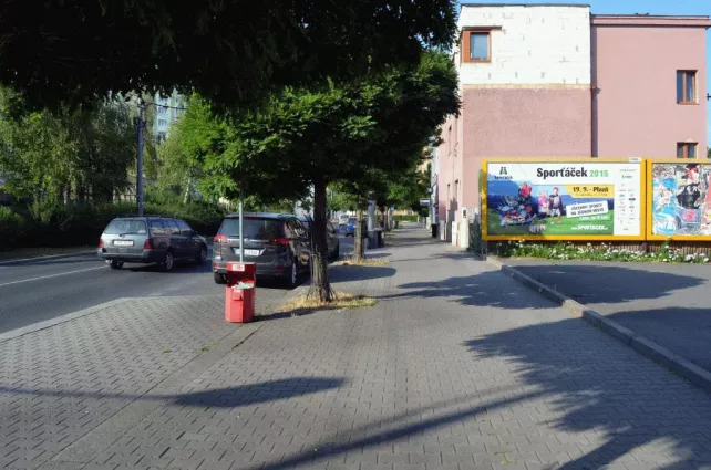 Masarykova /Slezská NC, Plzeň, Plzeň, billboard