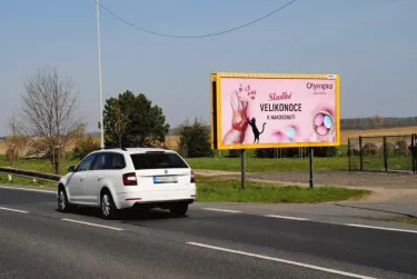 Krchleby, I/38,Krchleby, Nymburk, billboard