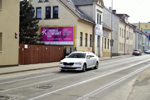 Hanychovská /Krkonošská, Liberec, Liberec, billboard