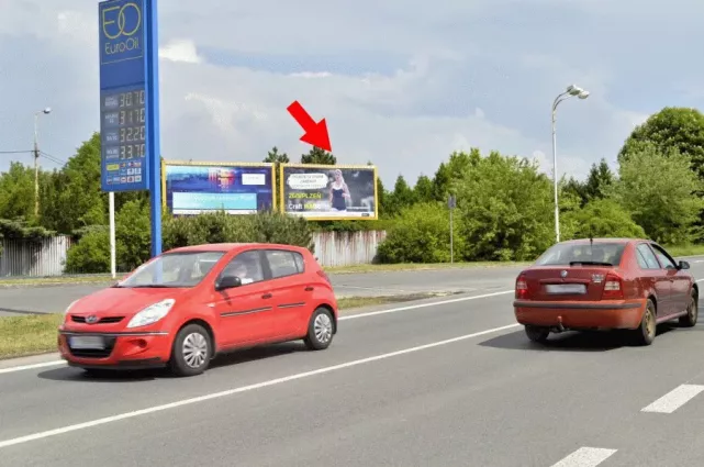 Chebská, Plzeň, Plzeň, billboard
