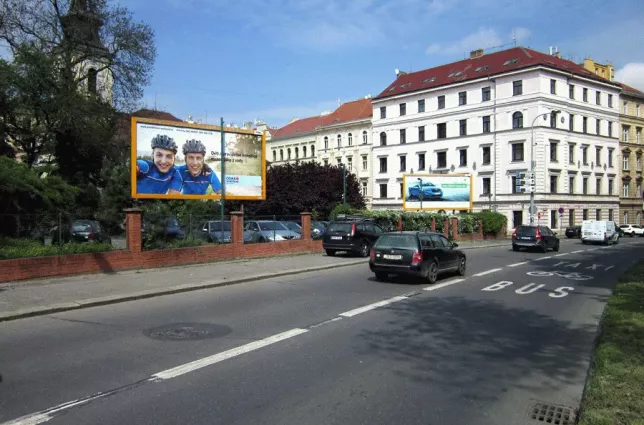 Duškova, Praha 5, Praha 05, billboard