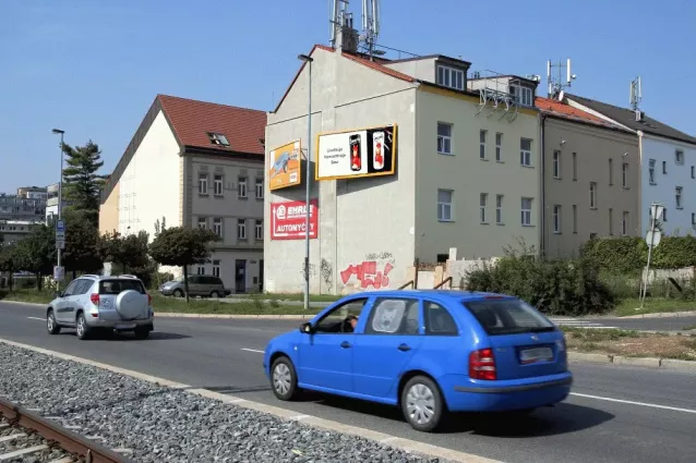 Poděbradská, Praha 9, Praha 09, billboard