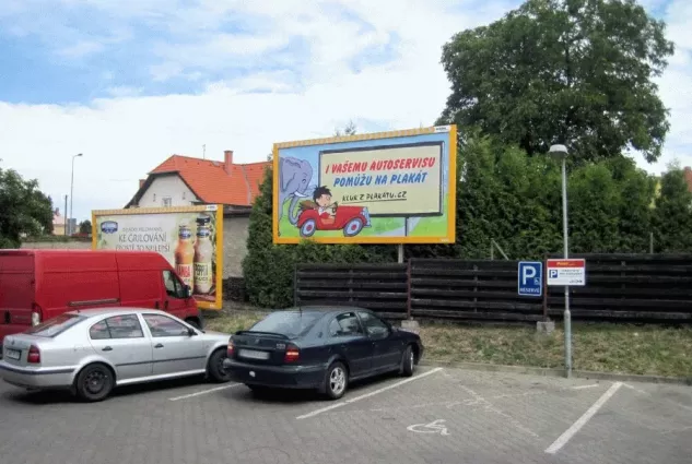 Hrnčířská /J.Fouska PENNY, Louny, Louny, billboard