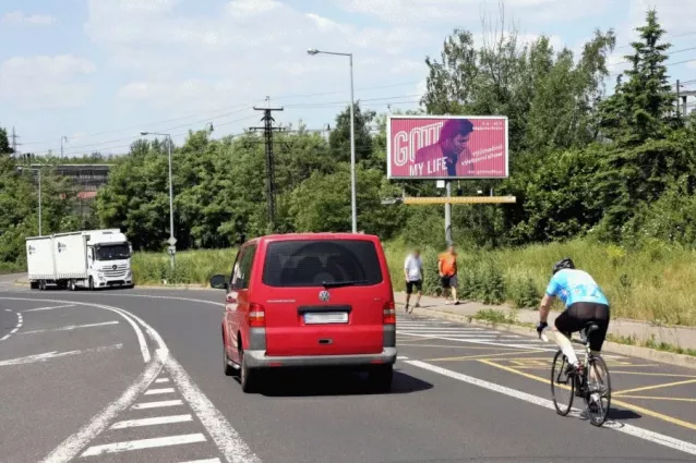 Ke Dráze, Ústí nad Labem, Ústí nad Labem, billboard prizma