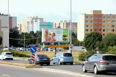 Slánská /Opuková, Praha 6, Praha 17, billboard prizma