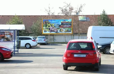 Hradecká TESCO, Jičín, Jičín, billboard