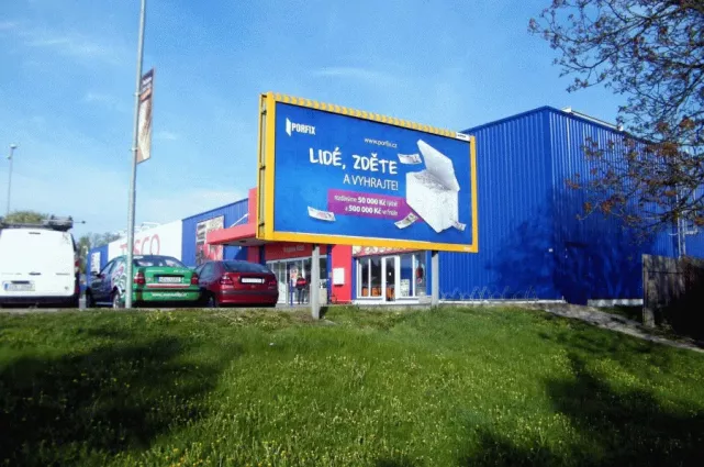 Štemberkova TESCO, Rychnov nad Kněžnou, Rychnov nad Kněžnou, billboard