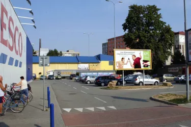 Kojetínská TESCO, Přerov, Přerov, billboard