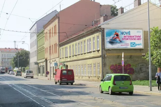 Vranovská /Zubatého, Brno, Brno, billboard