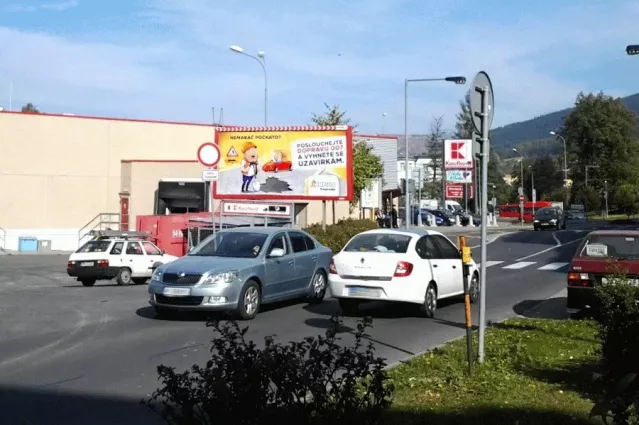 Fučíkova KAUFLAND, Jeseník, Jeseník, billboard