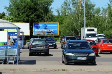 Veltruská TESCO, Kralupy nad Vltavou, Mělník, billboard