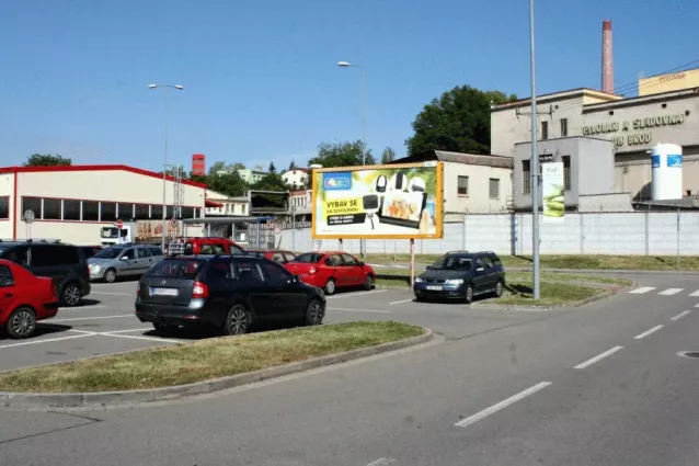 Rybářská TESCO, Uherský Brod, Uherské Hradiště, billboard