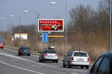 Rovná MAKRO,HORNBACH, Hradec Králové, Hradec Králové, billboard prizma