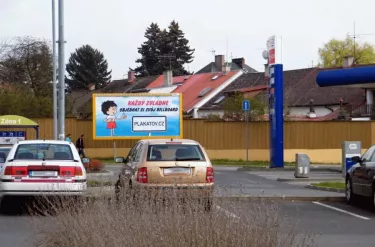 Hradecká TESCO, Jičín, Jičín, billboard