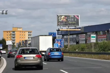 Jižní spojka /Severní XI, Praha 4, Praha 04, billboard prizma