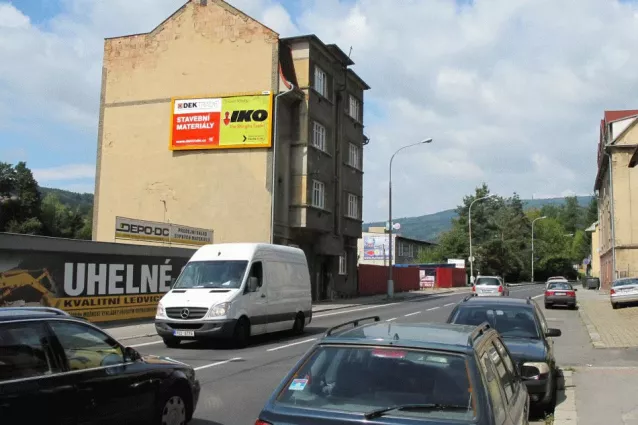 Teplická I/13, Děčín, Děčín, billboard
