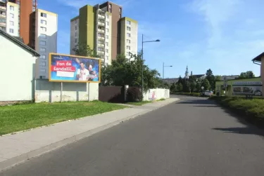 Partyzánská, Opava, Opava, billboard