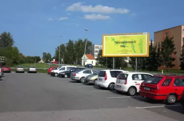 Budějovická TESCO, Veselí nad Lužnicí, Tábor, billboard