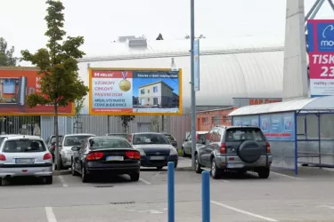 J.Boreckého TESCO, České Budějovice, České Budějovice, billboard