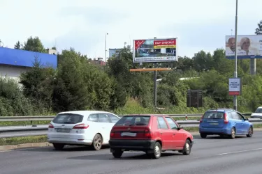 Jižní spojka /Severní XI, Praha 4, Praha 04, billboard prizma