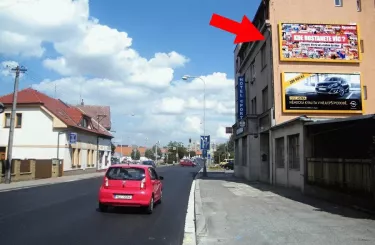 Pardubická PENNY I/2, Přelouč, Pardubice, billboard