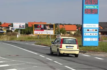 Velký Osek, II/125,Velký Osek, Kolín, billboard