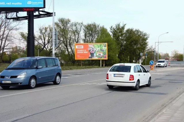Sokolova /Dufkovo nábř., Brno, Brno, billboard