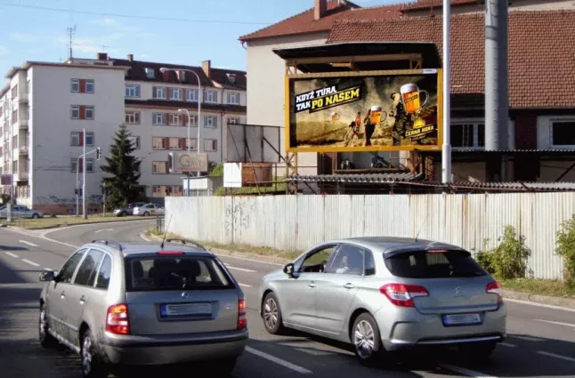 Hradecká /Tábor, Brno, Brno, billboard