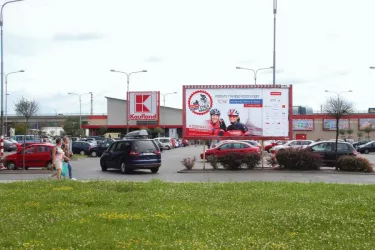 Mimoňská KAUFLAND, Česká Lípa, Česká Lípa, billboard