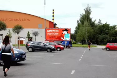 Mimoňská KAUFLAND, Česká Lípa, Česká Lípa, billboard