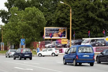 Brněnská /Březinova TESCO, Jihlava, Jihlava, billboard