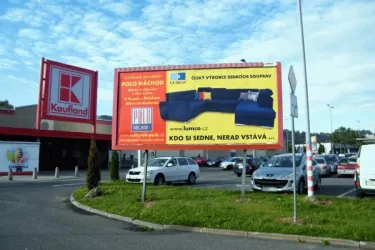 Polská KAUFLAND, Náchod, Náchod, billboard