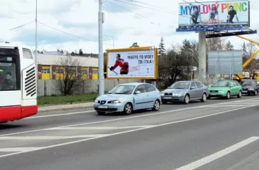 Hviezdoslavova /Řípská LIDL, Brno, Brno, billboard