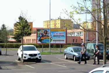 Na Průtahu KAUFLAND, Kadaň, Chomutov, billboard