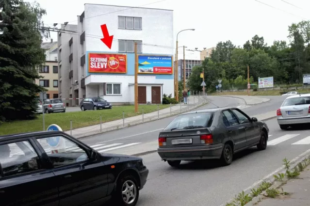 Havlíčkova /Pražská, Jihlava, Jihlava, billboard