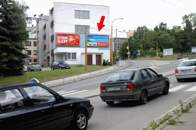 Havlíčkova /Pražská, Jihlava, Jihlava, billboard