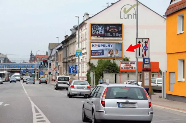 Rudolfovská tř. /Vodní, České Budějovice, České Budějovice, billboard