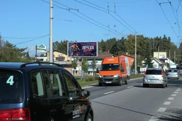 Pražská /Borek I/3, České Budějovice, České Budějovice, billboard