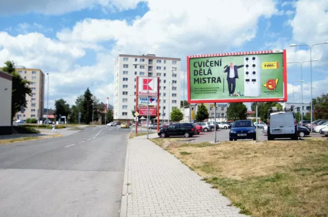 17.listopadu KAUFLAND, Dvůr Králové nad Labem, Trutnov, billboard