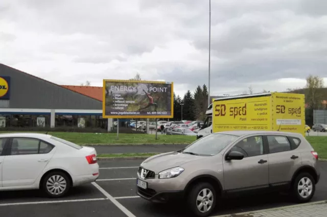 Chomutovská TESCO, Klášterec nad Ohří, Chomutov, billboard