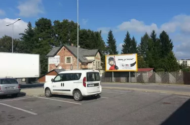Pražská TESCO, Rumburk, Děčín, billboard