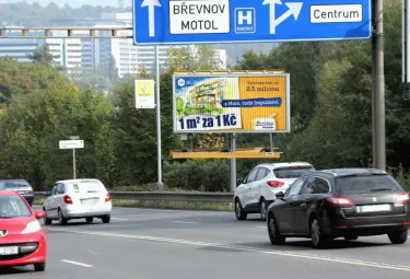 Bucharova /Plzeňská, Praha 5, Praha 05, billboard prizma