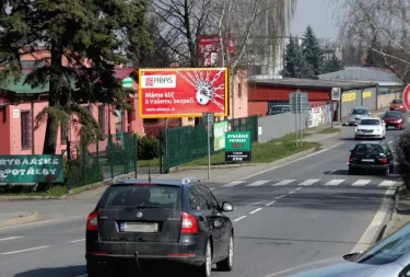 Budovatelská, Praha 9, Praha 19, billboard