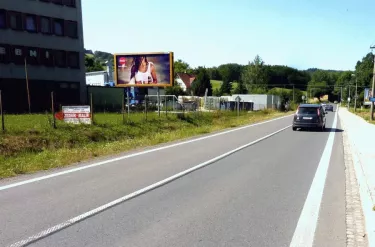 Zádveřice, II/492,Zádveřice, Zlín, billboard
