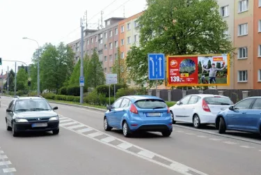 Nepomucká /Jasmínová I/20, Plzeň, Plzeň, billboard